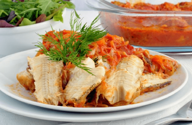 fish dish on a protein diet