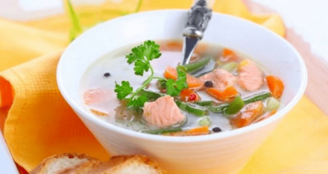 fish soup on a protein diet
