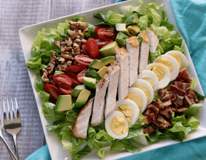 high protein slim salad