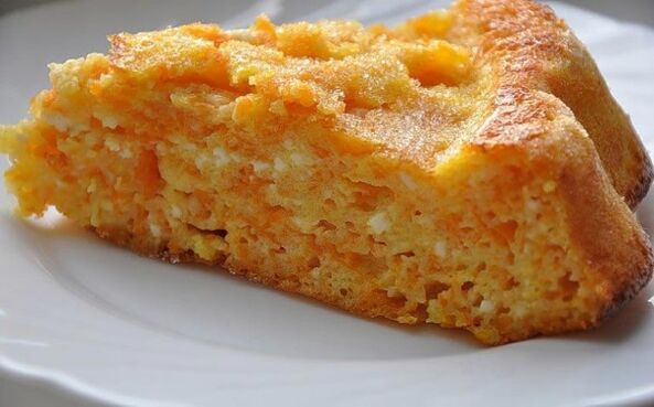 Carrot casserole - a delicious dessert to lose weight on the Maggi diet